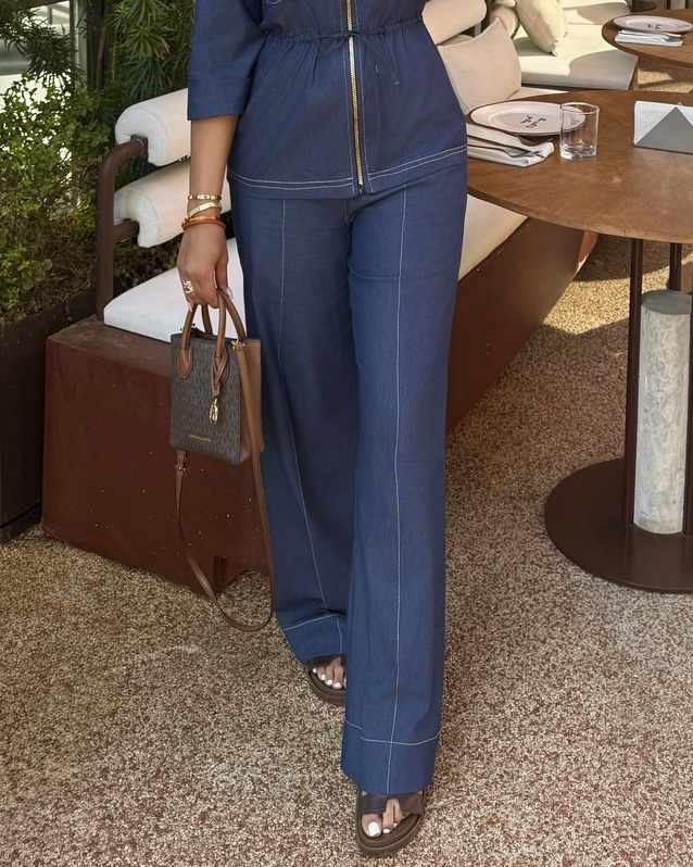 شلوار جین کاغذی مارینا